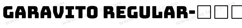 Garavito Regular字体转换